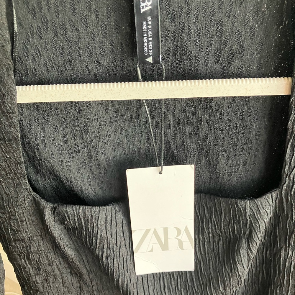 Zara Textured Fabric Bodysuit (Size Small) NWT - Picture 7 of 14